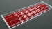 Jewelry Tray, 24 x 6 (red velvet lining)